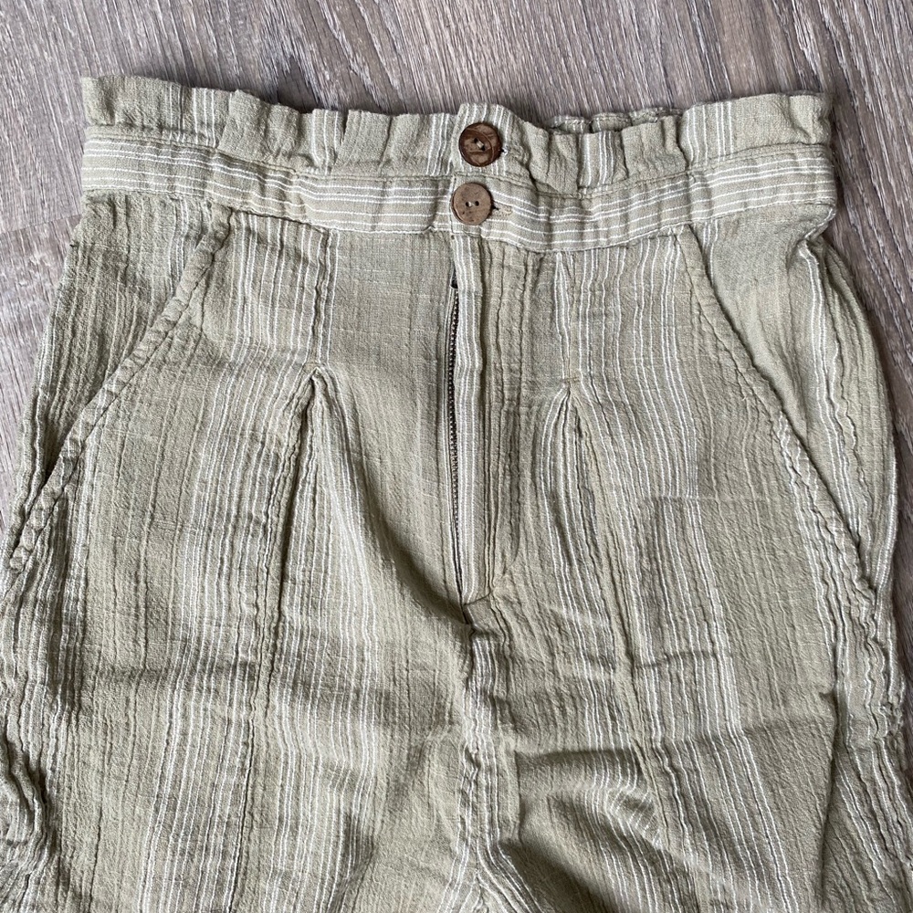 Green Free People Pants